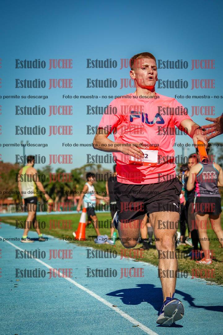 Fotos durante los relevos