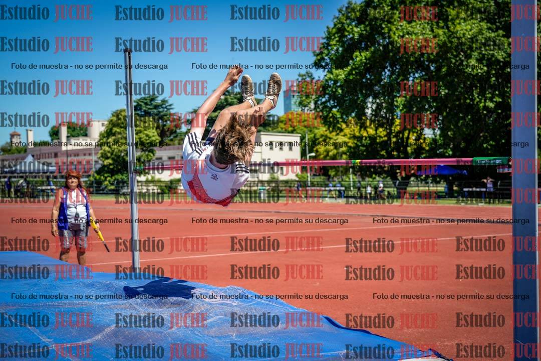 Fotos del salto en alto de varones