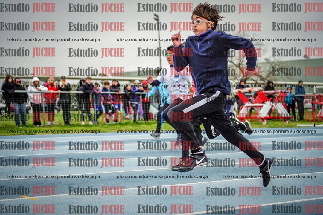Fotos de los 50 m llanos de varones - U12