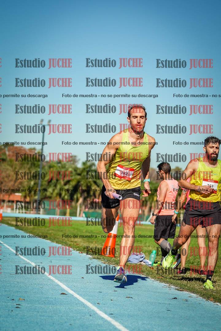 Fotos durante los relevos