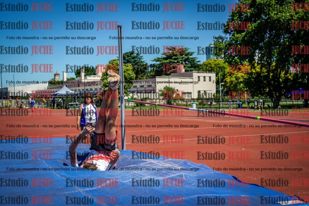 Fotos del salto en alto de varones