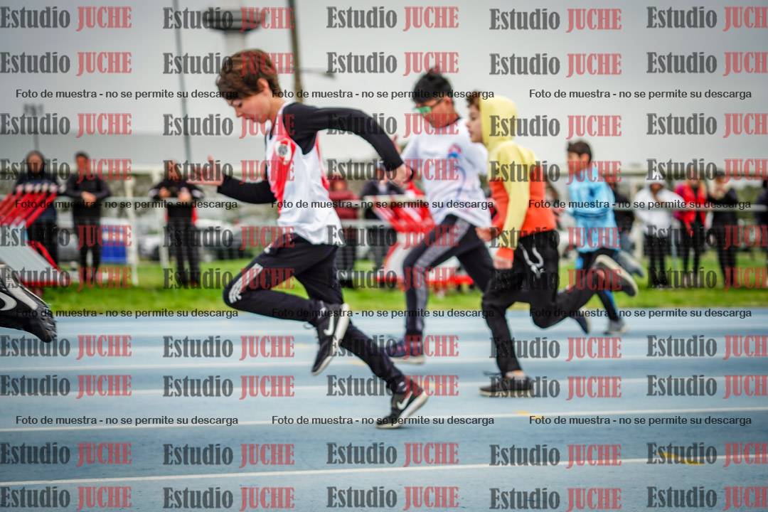 Fotos de los 50 m llanos de varones - U12
