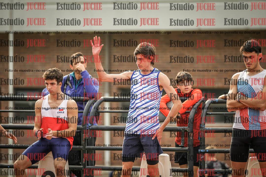 Fotos de los 110 m con vallas de varones - FINAL
