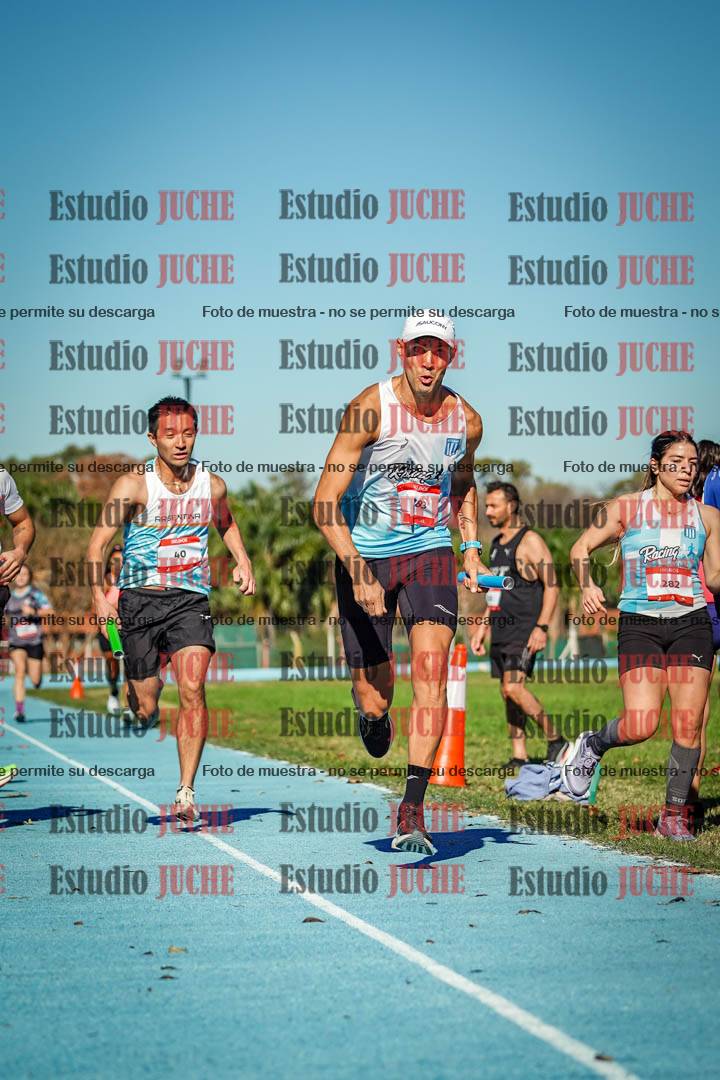Fotos durante los relevos