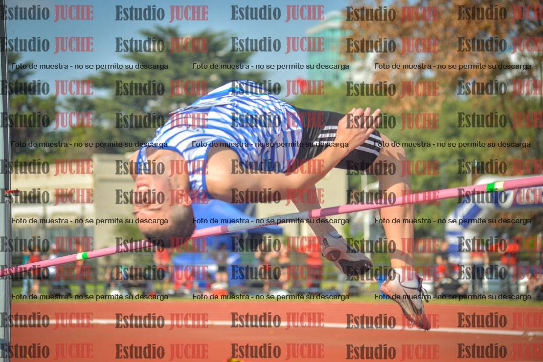 Fotos del salto en alto de varones