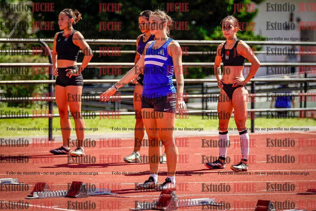 Fotos de los 100 m con vallas de mujeres