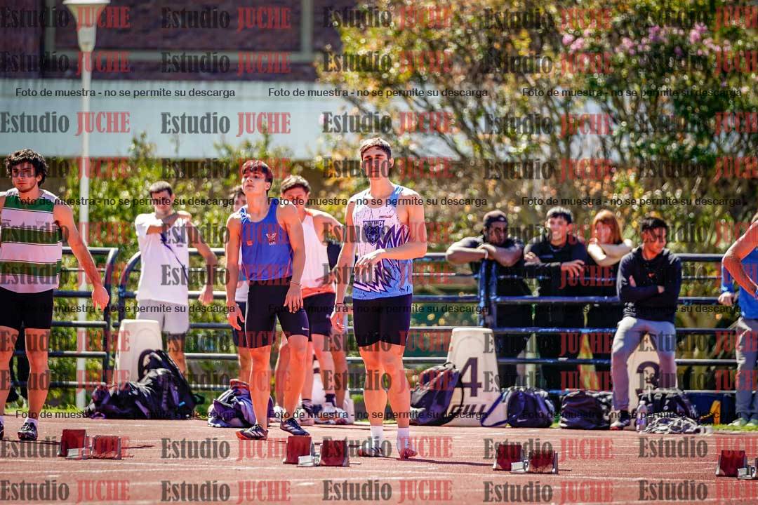Fotos de los 100 m de varones