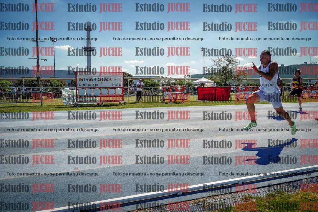 Fotos de los 100 m llanos de varones