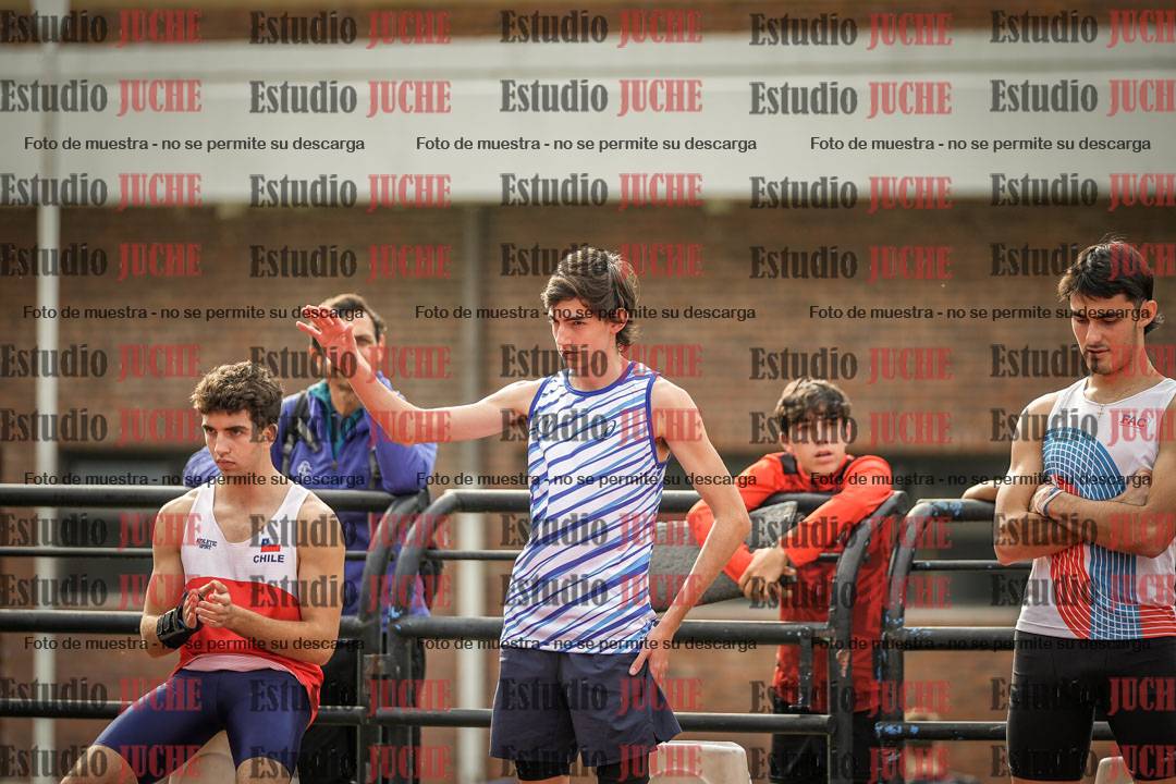 Fotos de los 110 m con vallas de varones - FINAL