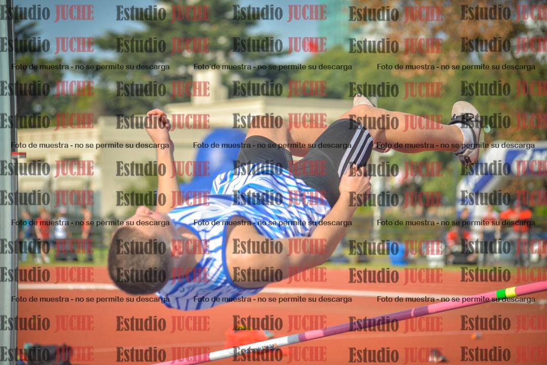 Fotos del salto en alto de varones