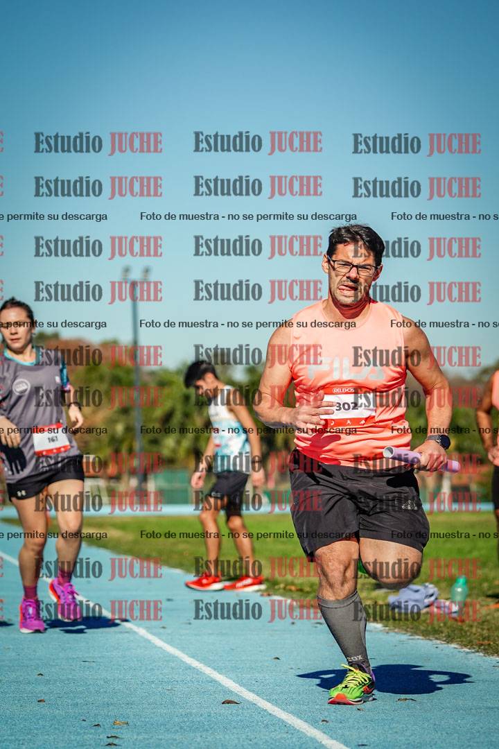 Fotos durante los relevos
