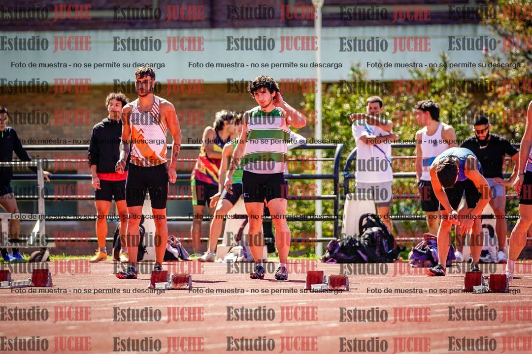 Fotos de los 100 m de varones