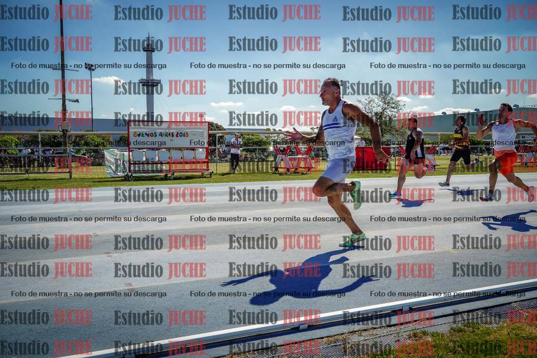 Fotos de los 100 m llanos de varones