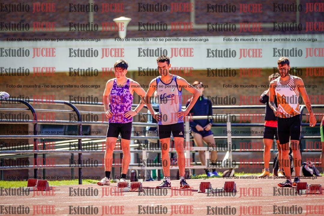 Fotos de los 100 m de varones