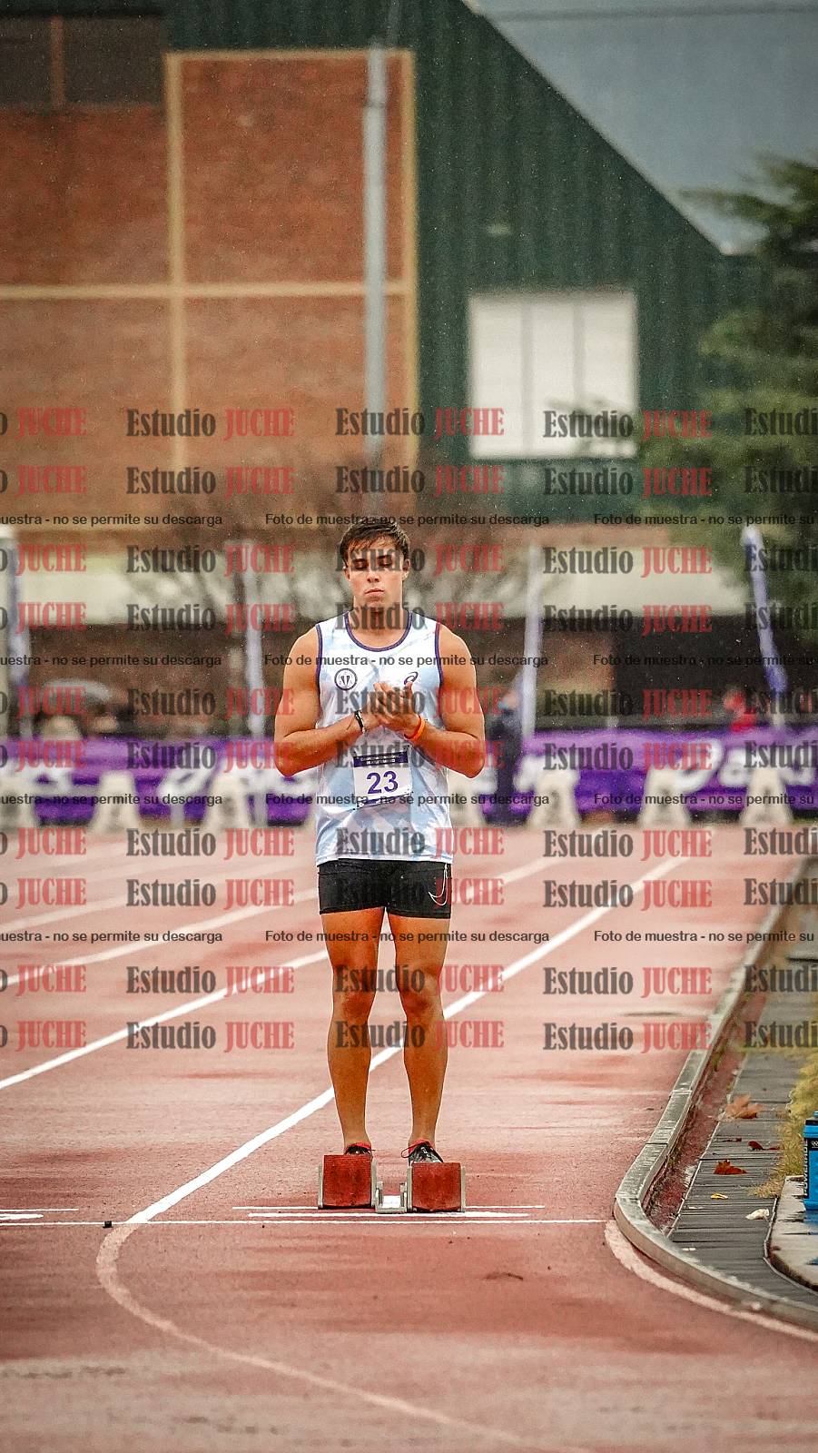 Fotos de los 400 m de varones