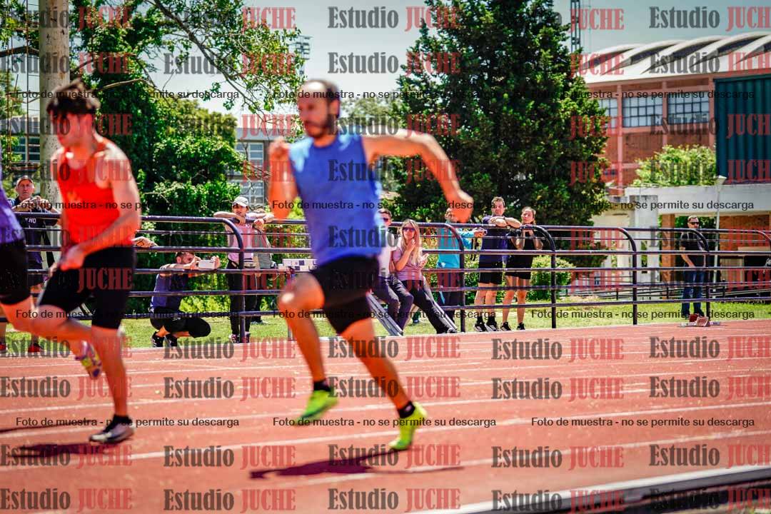 Fotos de los 100 m llanos de varones