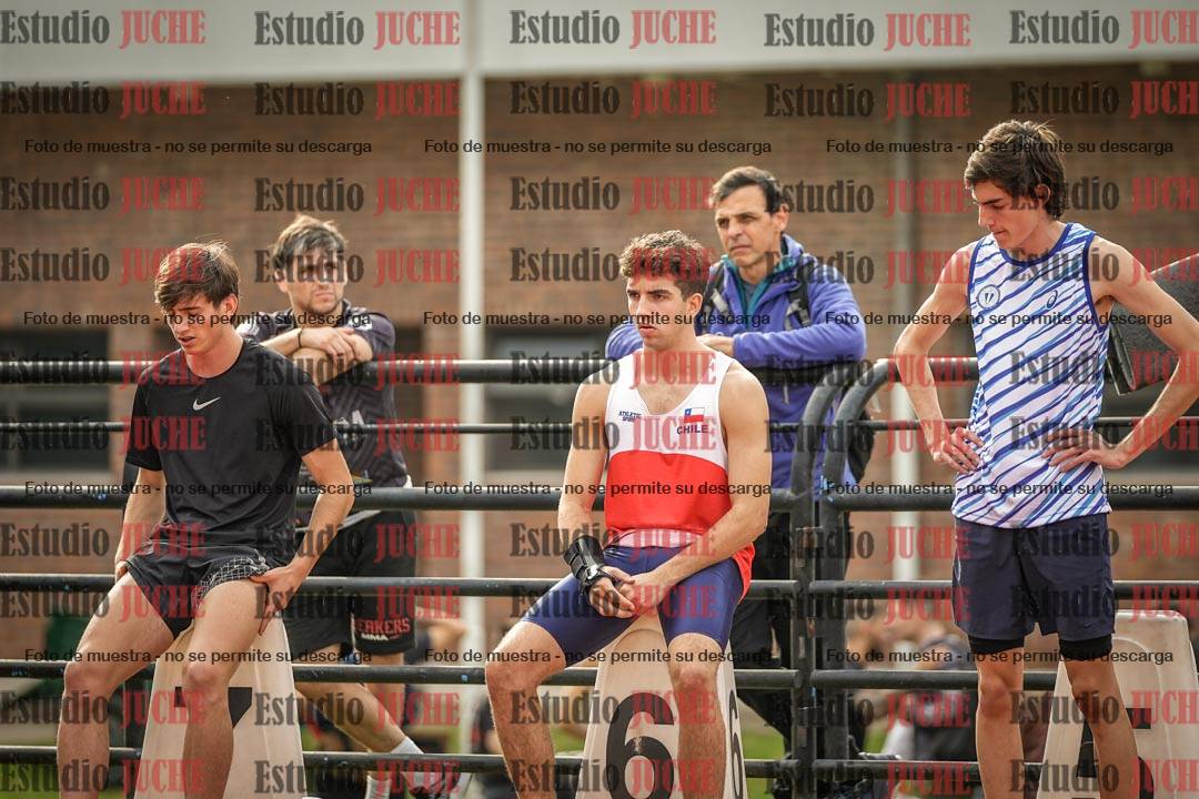 Fotos de los 110 m con vallas de varones - FINAL