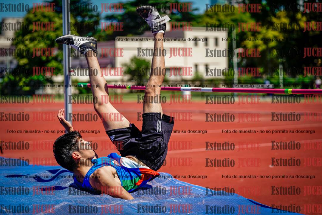 Fotos del salto en alto de varones