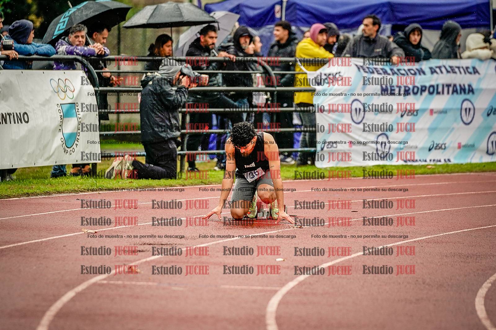Fotos de los 400 m de varones