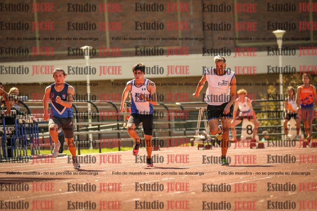 Fotos de los 100 m llanos de varones