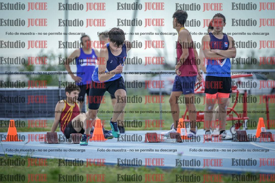 Fotos de los 100 m llanos de varones