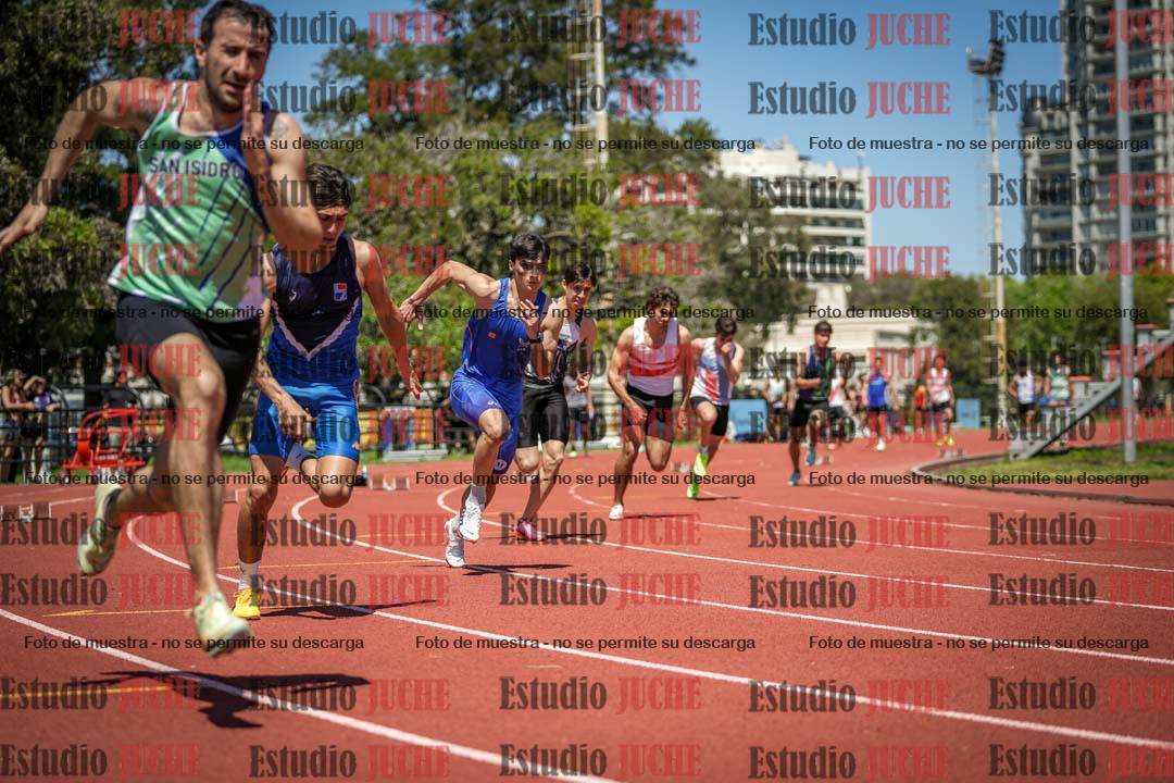 Fotos de los 200 m llanos de varones
