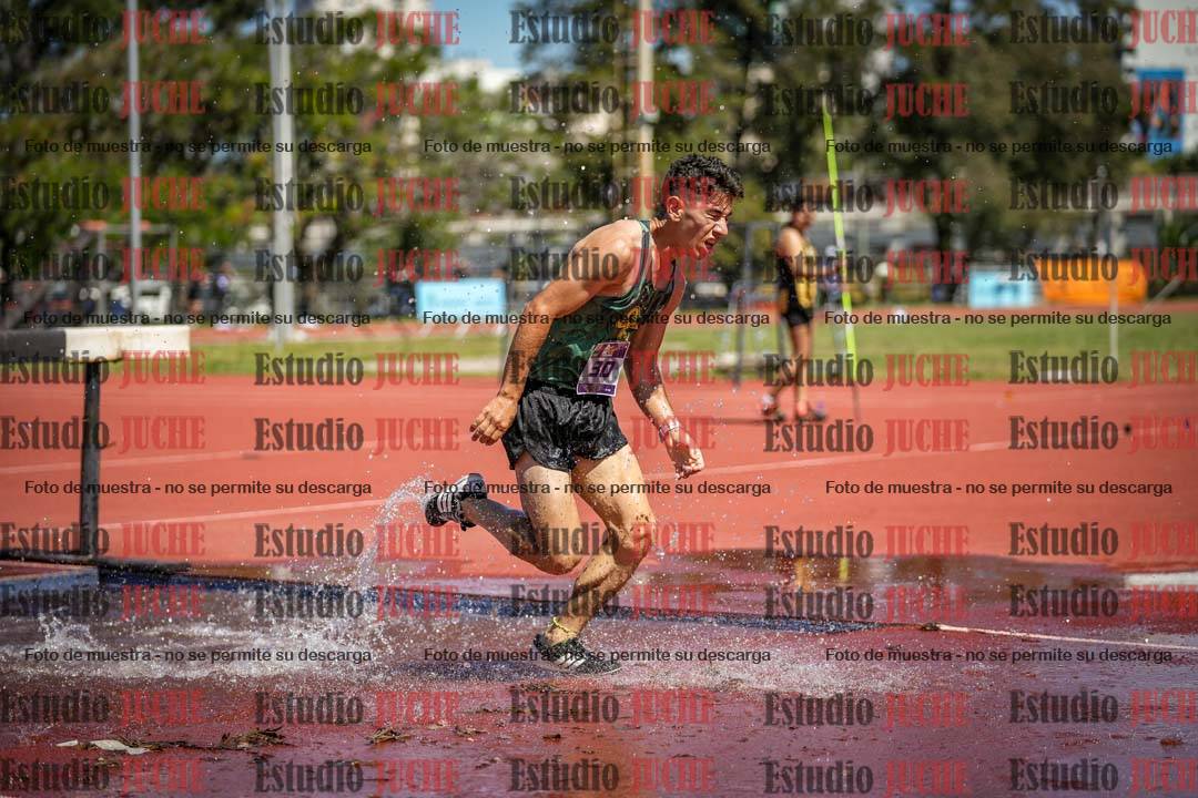 Fotos de los 3000 m con obstáculos de varones