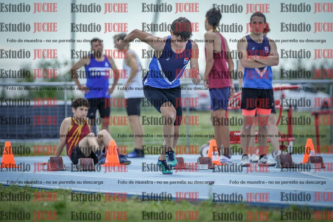 Fotos de los 100 m llanos de varones