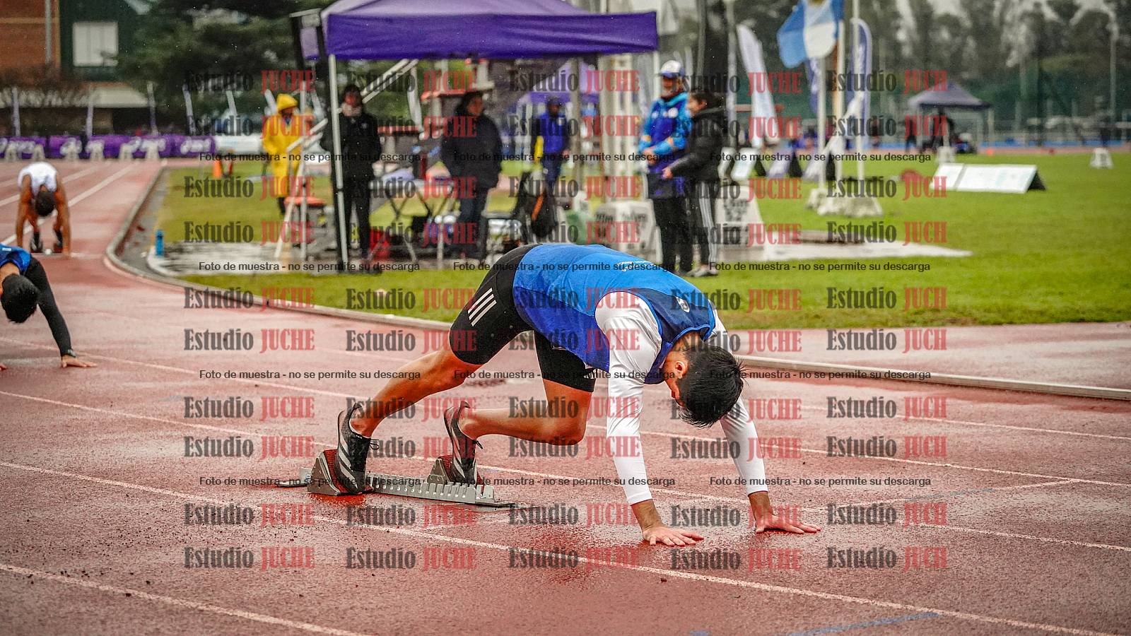 Fotos de los 400 m de varones