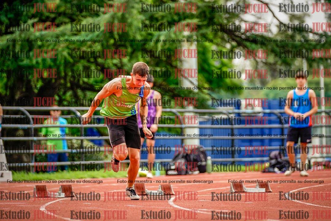 Fotos de los 100 m llanos de varones