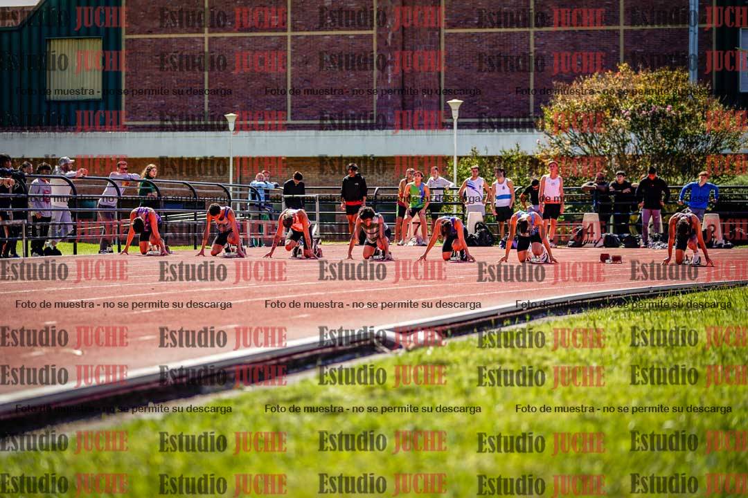Fotos de los 100 m de varones