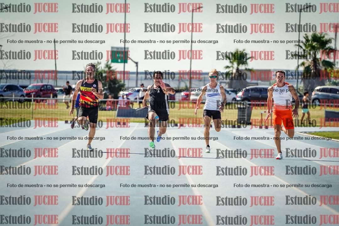 Fotos de los 100 m llanos de varones