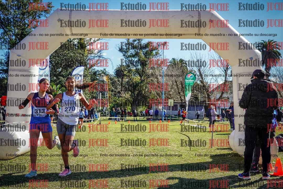Fotos de la llegada del cross de 2000 m