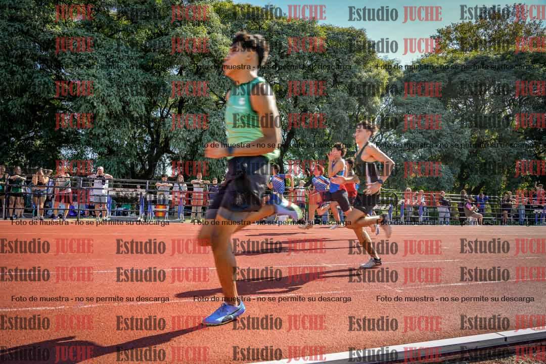Fotos de los 100 m llanos de varones