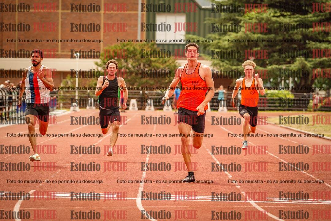 Fotos de los 200 m llanos de varones