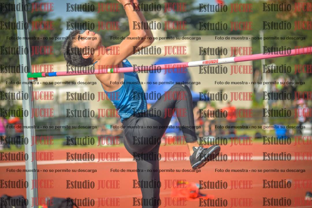 Fotos del salto en alto de varones