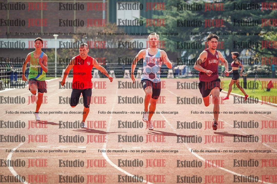 Fotos de los 200 m llanos de varones