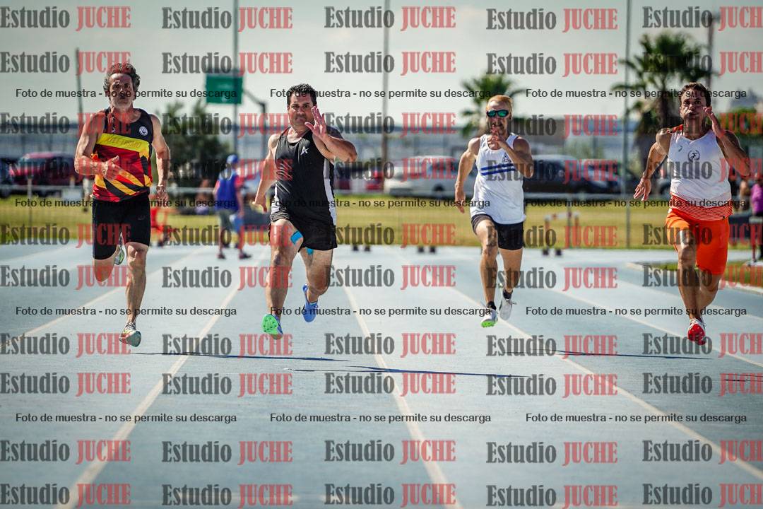 Fotos de los 100 m llanos de varones