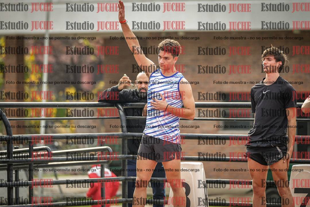 Fotos de los 110 m con vallas de varones - FINAL