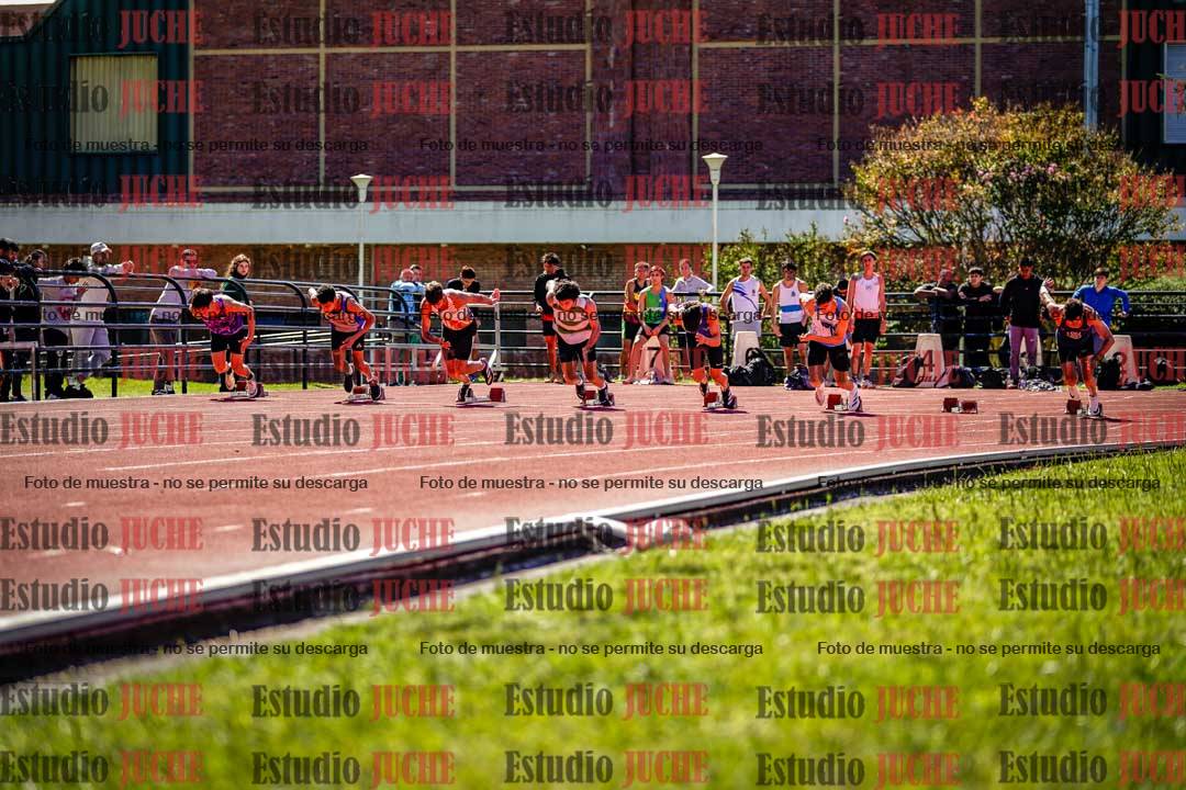 Fotos de los 100 m de varones