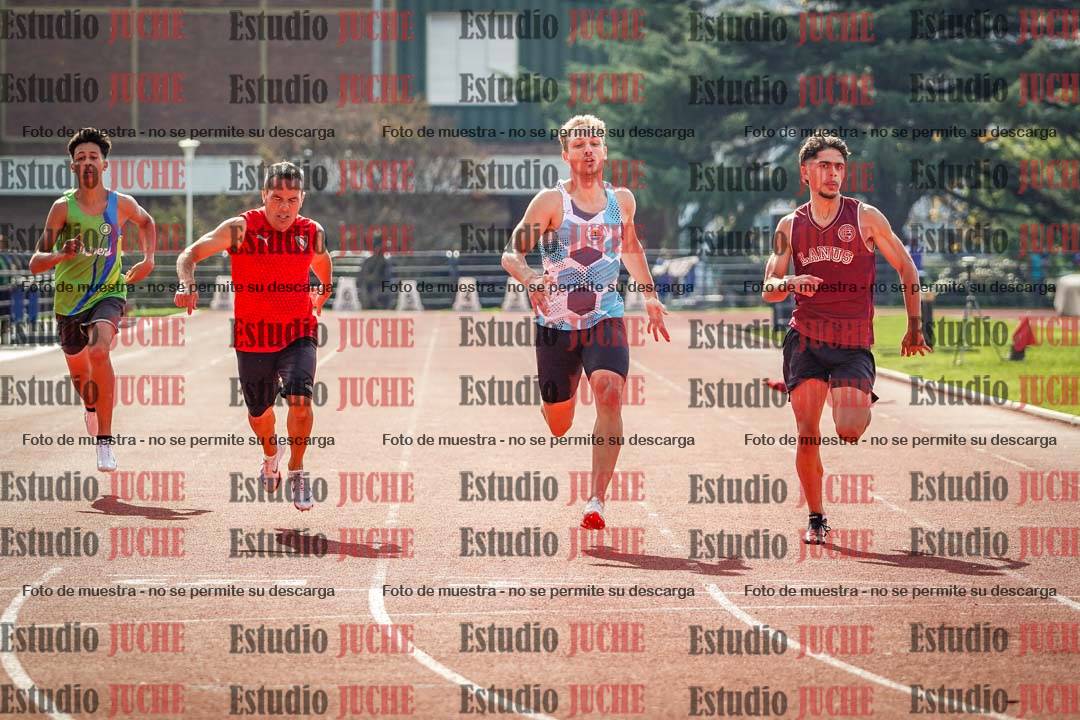 Fotos de los 200 m llanos de varones