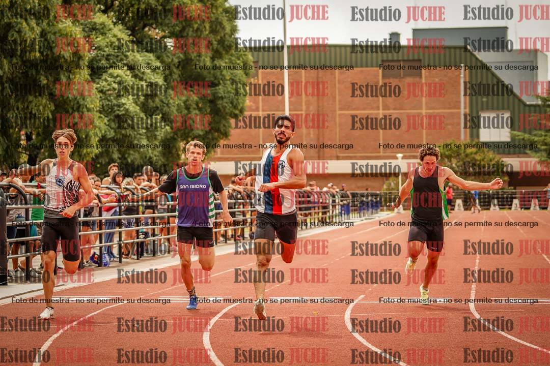 Fotos de los 200 m llanos de varones