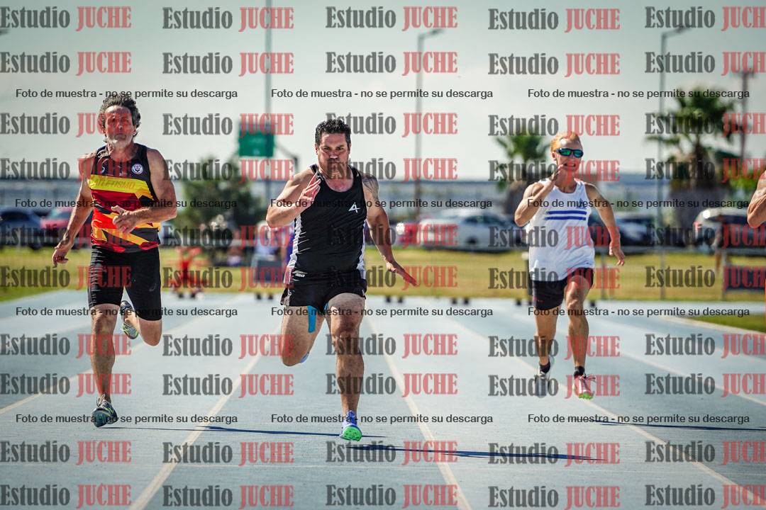 Fotos de los 100 m llanos de varones