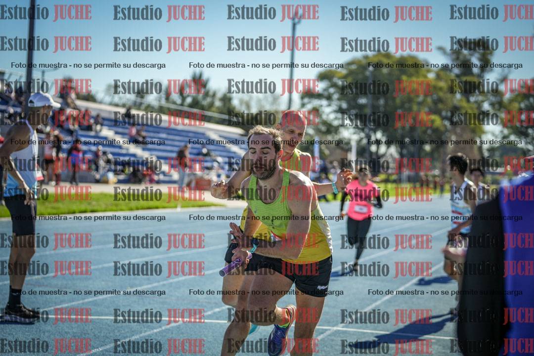 Fotos durante los relevos
