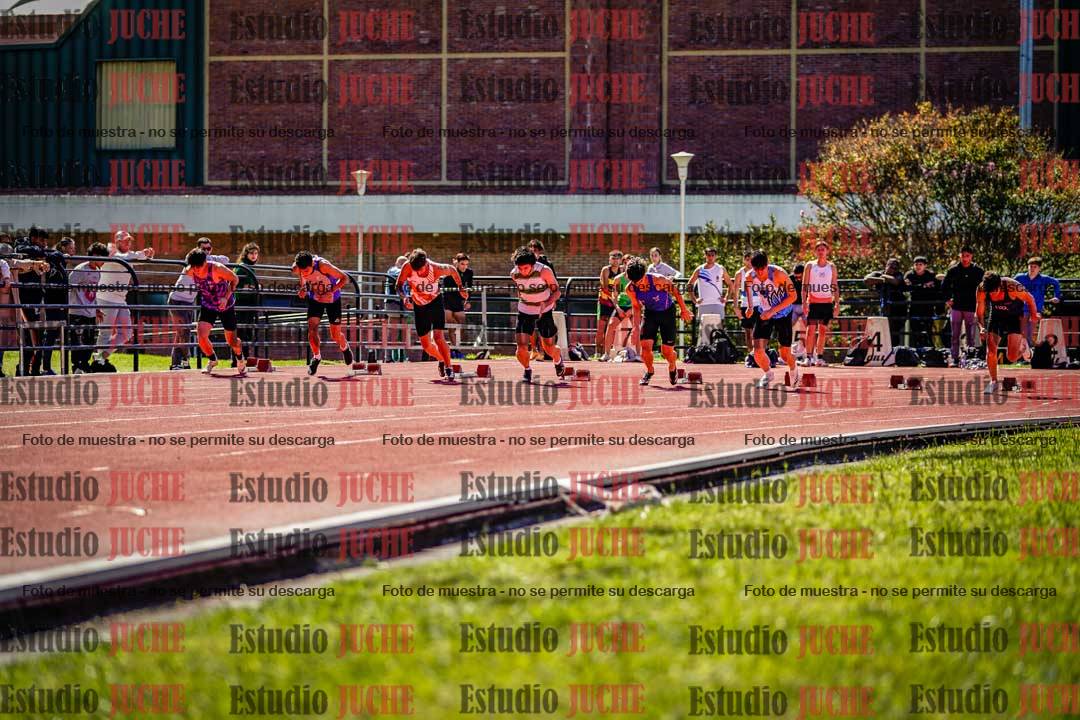 Fotos de los 100 m de varones