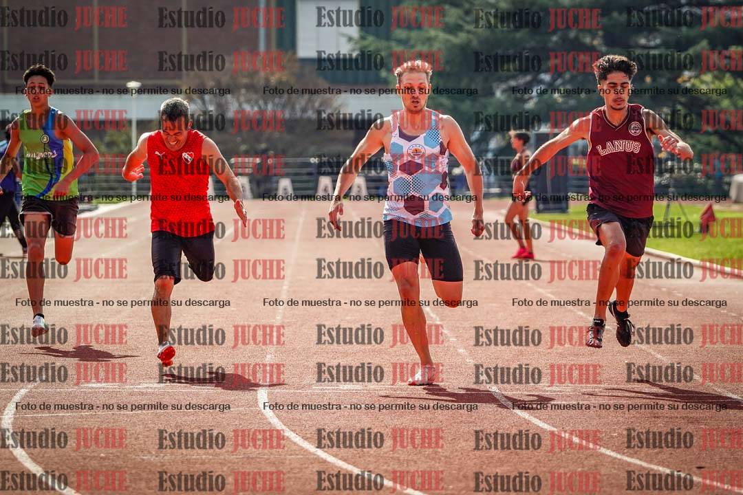 Fotos de los 200 m llanos de varones