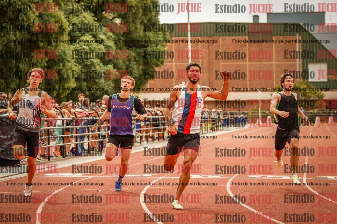 Fotos de los 200 m llanos de varones
