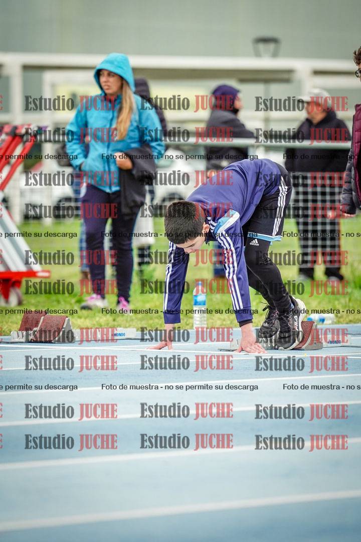 Fotos de los 50 m llanos de varones - U12
