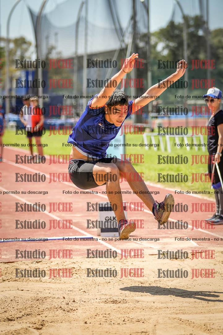 Fotos del salto en largo de varones - (incluye octatlón)