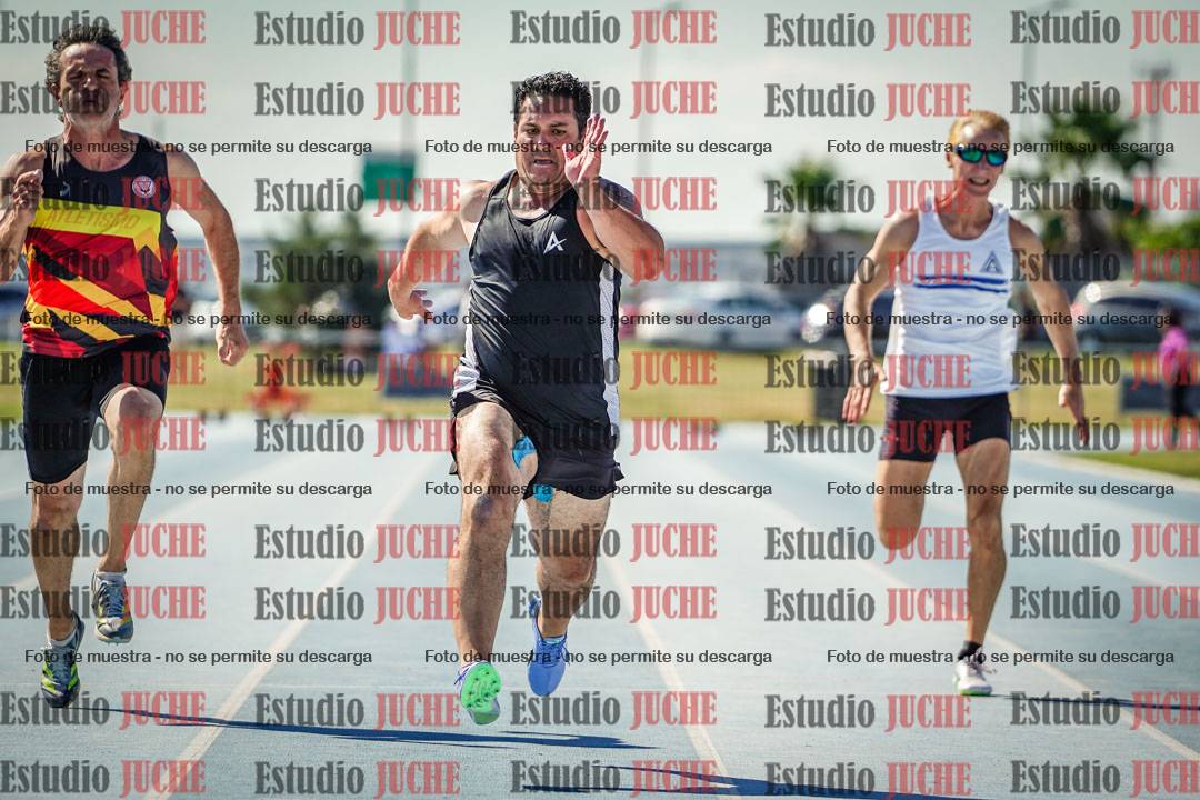 Fotos de los 100 m llanos de varones